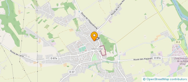 localisation de l'entreprise VALERIC  MERVILLE