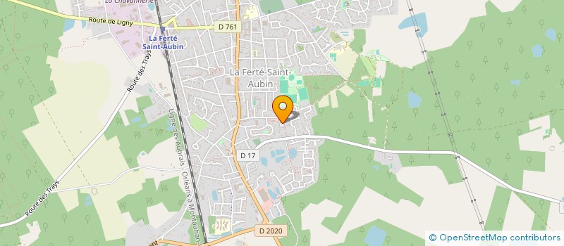 localisation de l'entreprise VALERIC à LA FERTE SAINT-AUBIN
