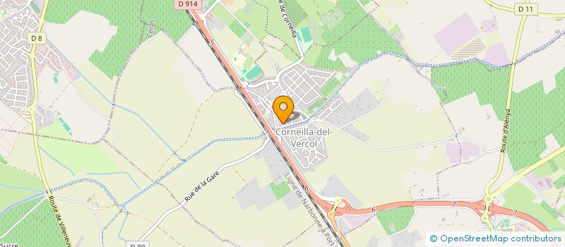 localisation de l'entreprise VALERIC  CORNEILLA-DEL-VERCOL