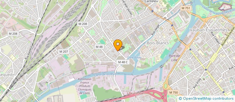 localisation de l'entreprise VALERIC à LILLE