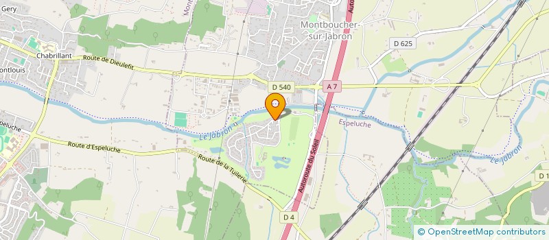 localisation de l'entreprise VALERIC  MONTBOUCHER-SUR-JABRON