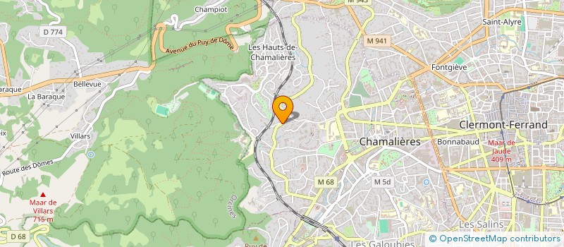 localisation de l'entreprise VALERICO 3  CHAMALIERES