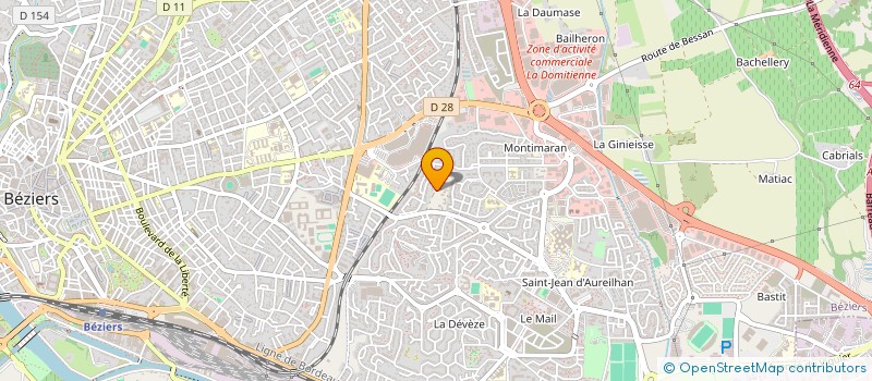 localisation de l'entreprise VALERIE à BEZIERS