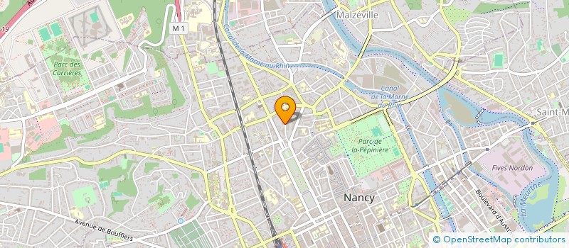 localisation de l'entreprise VALERIE à NANCY