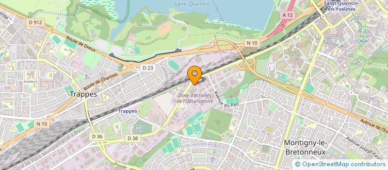 localisation de l'entreprise VALERIE  MONTIGNY LE BRETONNEUX