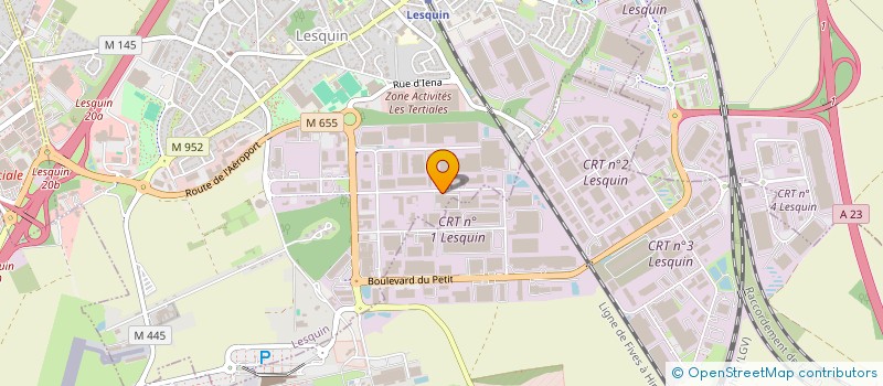 localisation de l'entreprise VALERIE à LESQUIN