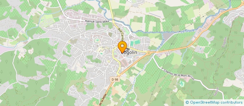 localisation de l'entreprise VALERIE B à COGOLIN
