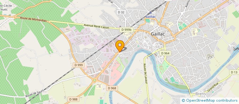 localisation de l'entreprise VALERIE COMBES ET ALAIN MONS NOTAIRES ASSOCIES MEMBRES D'UNE SOCIETE CIVILE PROFESSIONNELLE TITULAIRE D'UN OFFICE NOTA à GAILLAC