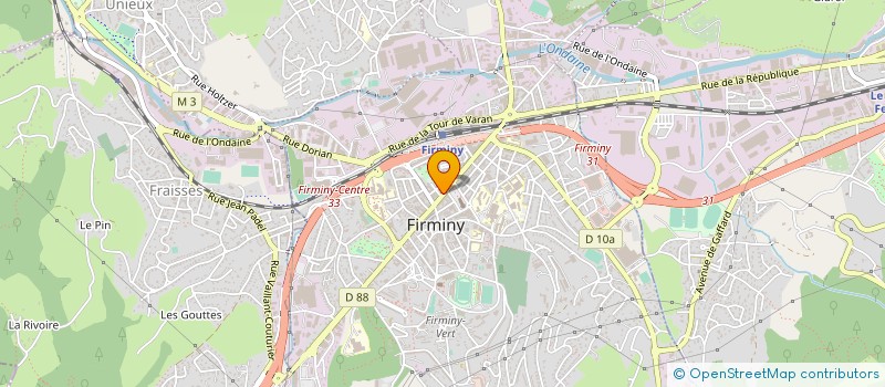 localisation de l'entreprise VALERIE ESTHETIQUE à FIRMINY