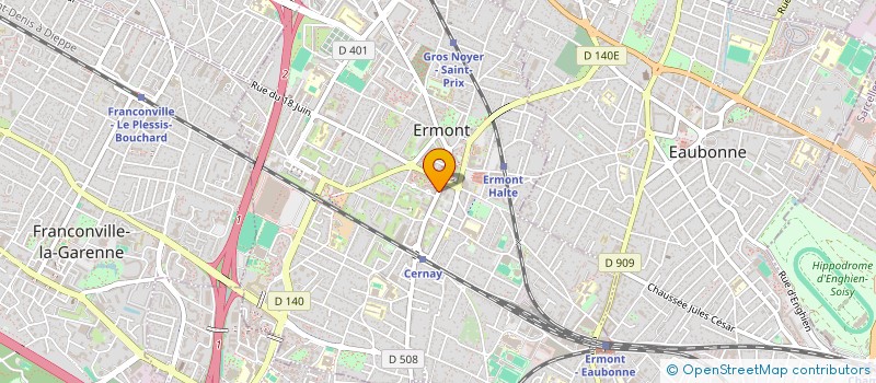 localisation de l'entreprise VALERIE LORRE  ERMONT