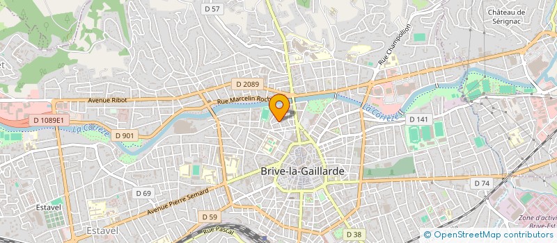 localisation de l'entreprise VALERIE MAURIANGE à BRIVE-LA-GAILLARDE