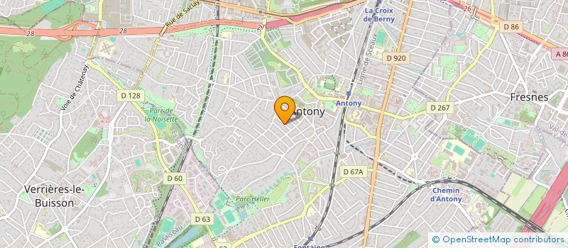 localisation de l'entreprise VALERIE MIARA à ANTONY