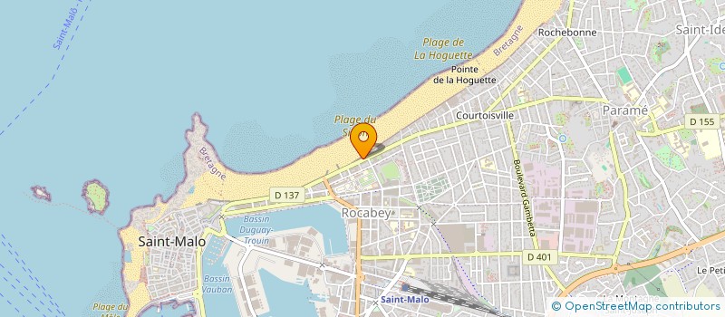 localisation de l'entreprise VALERIE NICOLAS TOURISME  SAINT-MALO