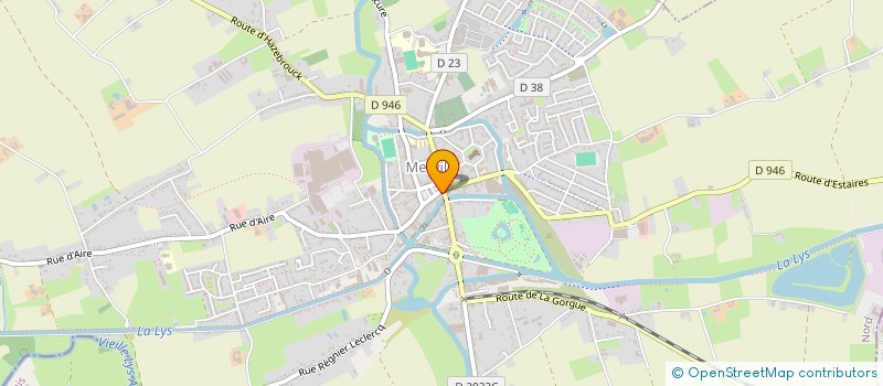 localisation de l'entreprise VALERIE OPTIQUE  MERVILLE