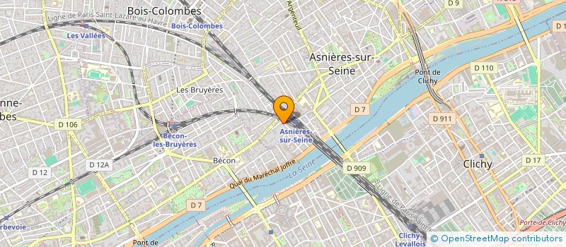 localisation de l'entreprise VALERIE PAUMELLE AGENT à ASNIERES-SUR-SEINE
