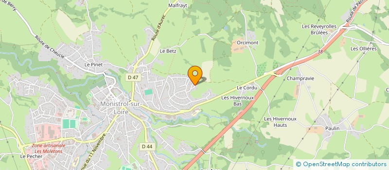 localisation de l'entreprise VALERIE PEREZ  MONISTROL-SUR-LOIRE