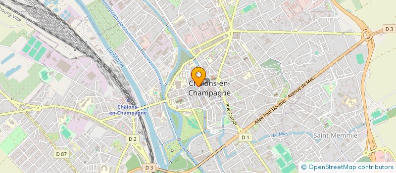 localisation de l'entreprise VALERIE SCHEFFER-OLIVIER THINUS-NOTAIRES  CHALONS-EN-CHAMPAGNE