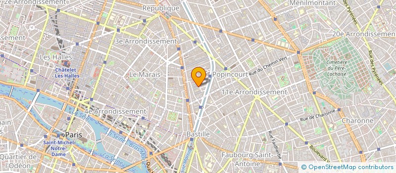 localisation de l'entreprise VALERIE VALENTINE  PARIS