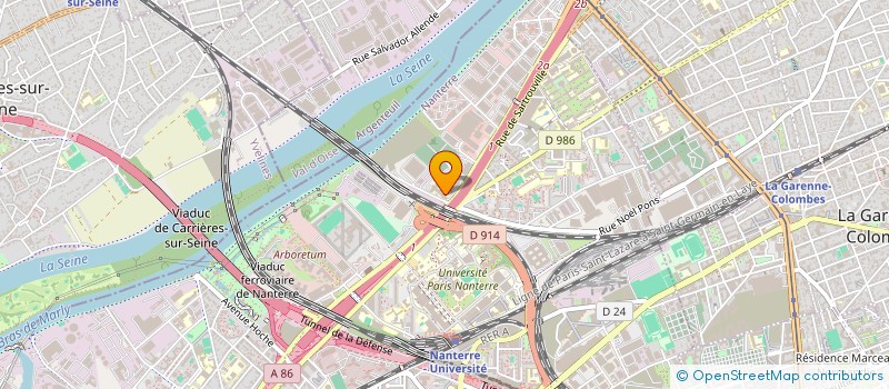 localisation de l'entreprise VALERIEN  NANTERRE