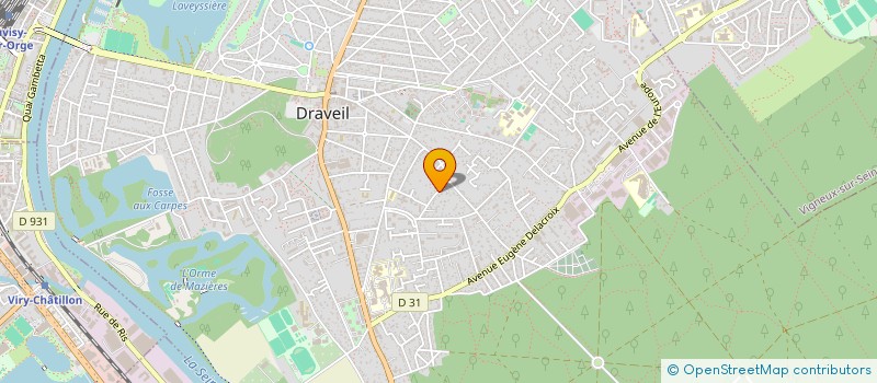 localisation de l'entreprise VALERIK à DRAVEIL