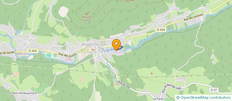 localisation de l'entreprise VALERIO 3  MOYENMOUTIER