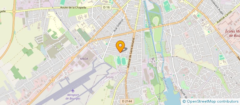 localisation de l'entreprise VALERIO  BOURGES