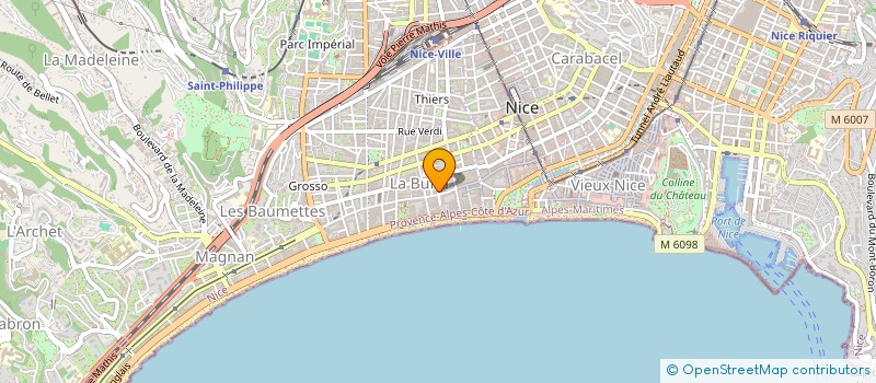 localisation de l'entreprise VALERIO SOLEIL à NICE