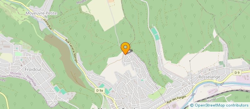 localisation de l'entreprise VALERIOTI  MOYEUVRE-GRANDE