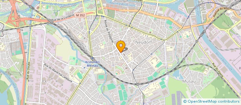 localisation de l'entreprise VALERKA COIFFURE & ESTHETIQUE à STRASBOURG