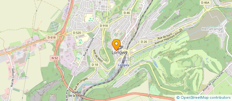 localisation de l'entreprise VALERO à LONGWY