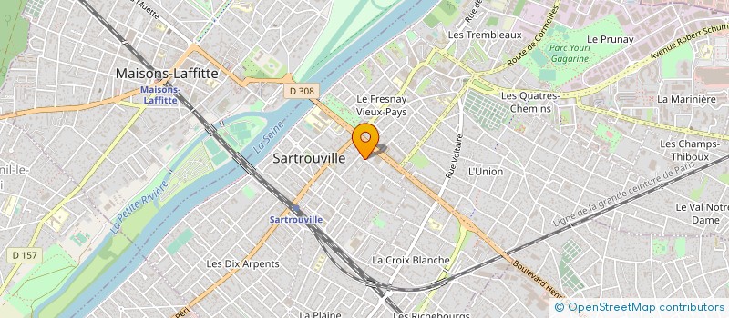 localisation de l'entreprise VALERO & CO  SARTROUVILLE