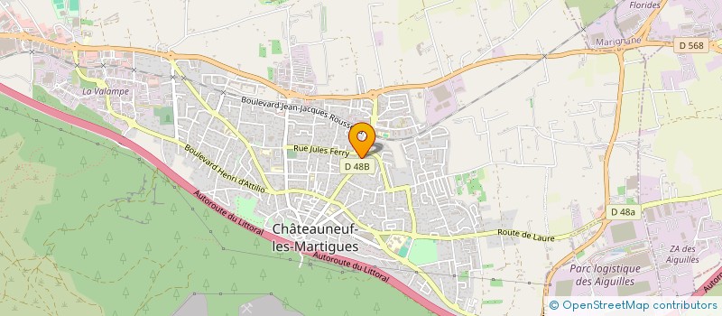 localisation de l'entreprise VALERO EPSE PETTENATI ET BLANC MICHELE à CHATEAUNEUF-LES-MARTIGUES