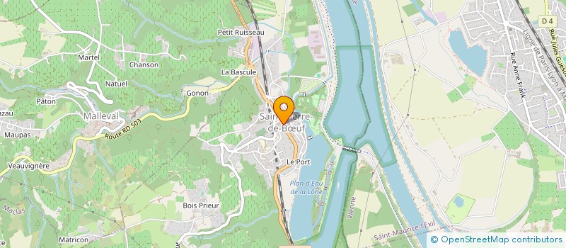 localisation de l'entreprise VALERO-HEMON  SAINT-PIERRE-DE-BUF