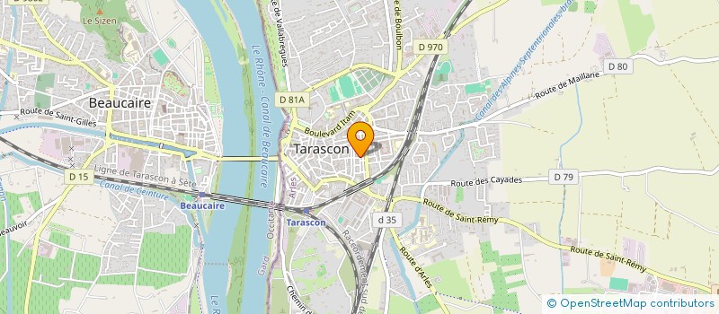 localisation de l'entreprise VALERO PERE ET FILS  TARASCON