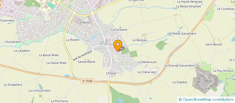 localisation de l'entreprise VALEROMA à LES HERBIERS