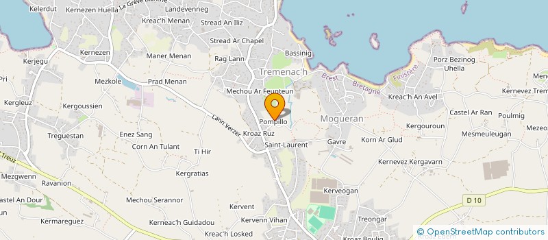 localisation de l'entreprise VALERVE  PLOUGUERNEAU