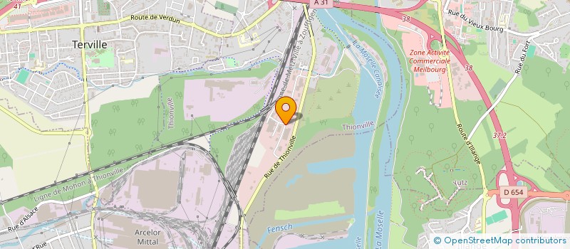 localisation de l'entreprise VALERY à THIONVILLE
