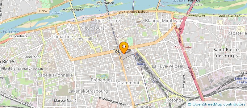 localisation de l'entreprise VALES VALEO  TOURS