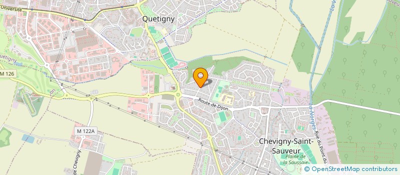 localisation de l'entreprise VALESCURE  CHEVIGNY-SAINT-SAUVEUR