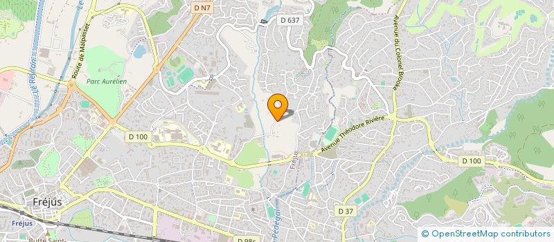 localisation de l'entreprise VALESCURE GALLIENI à FREJUS