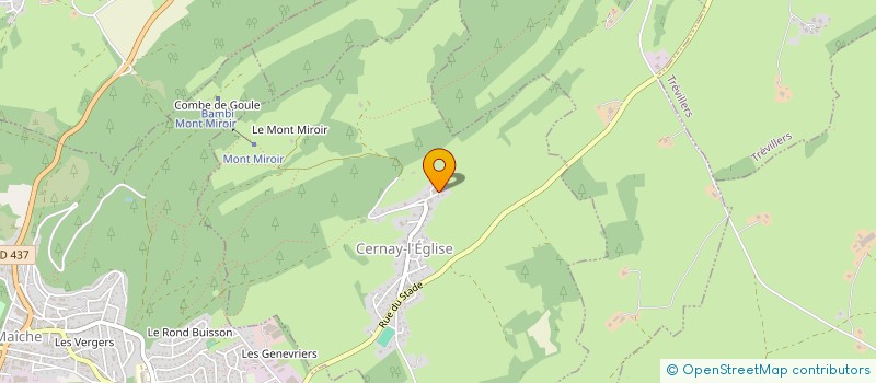 localisation de l'entreprise VALESIA  CERNAY-L'EGLISE