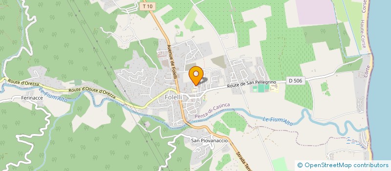 localisation de l'entreprise VALESIU  PENTA-DI-CASINCA