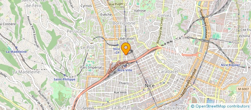 localisation de l'entreprise VALET DE COEUR à NICE