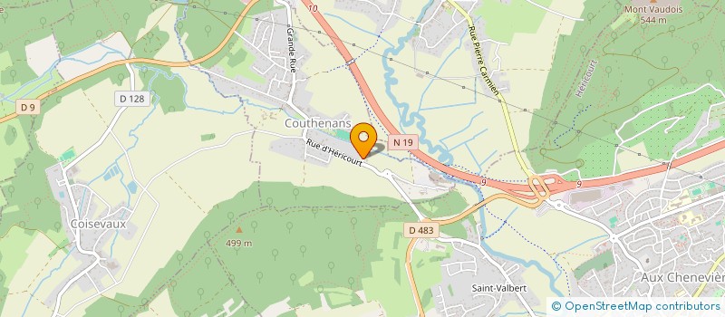 localisation de l'entreprise VALET INDUSTRIE  COUTHENANS