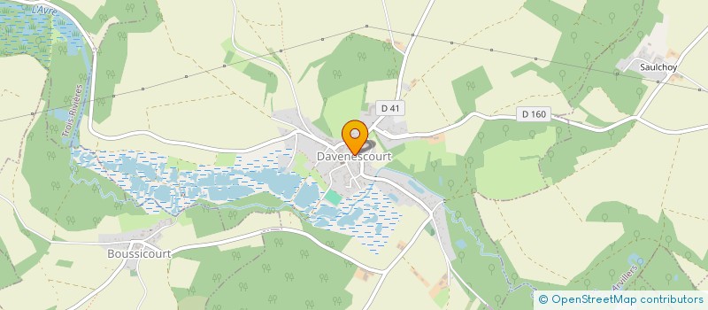 localisation de l'entreprise VALET MARTIN  DAVENESCOURT