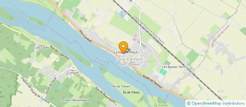 localisation de l'entreprise VALET QUETU  SAINT-CLEMENT-DES-LEVEES