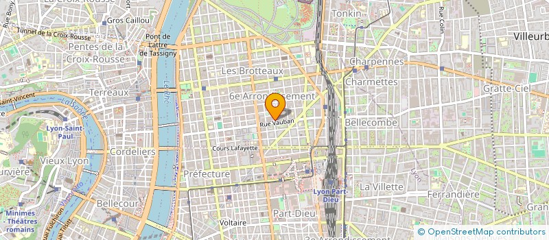 localisation de l'entreprise VALET SERVICE CALUIRE à LYON