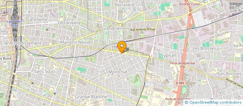 localisation de l'entreprise VALET SERVICE PRESSING  LYON