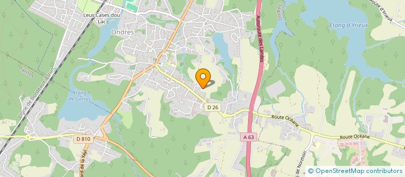 localisation de l'entreprise VALETI à ONDRES