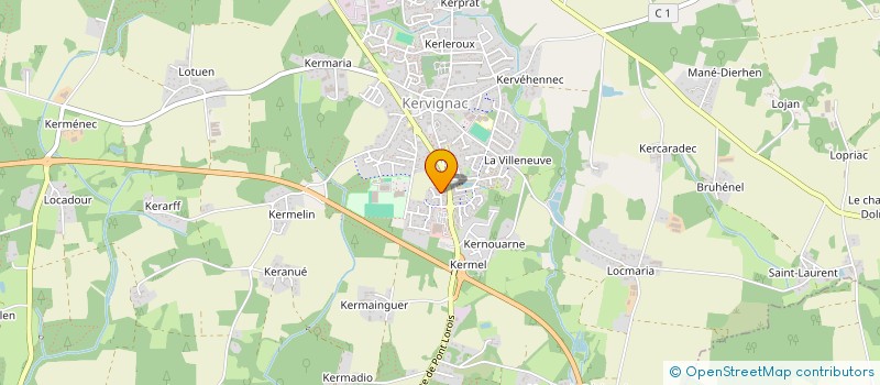 localisation de l'entreprise VALETO  KERVIGNAC